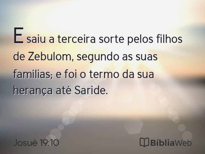 Josué 19:10 em imagem para compartilhar