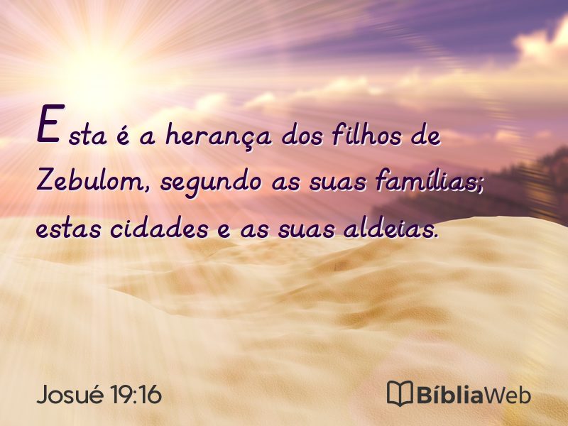 Josué 19:16 em imagem para compartilhar