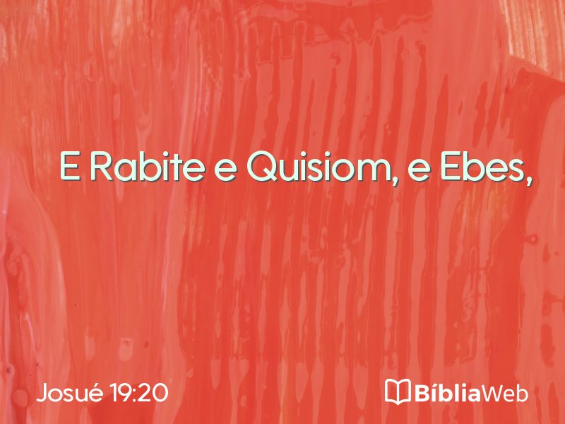Josué 19:20 em imagem para compartilhar