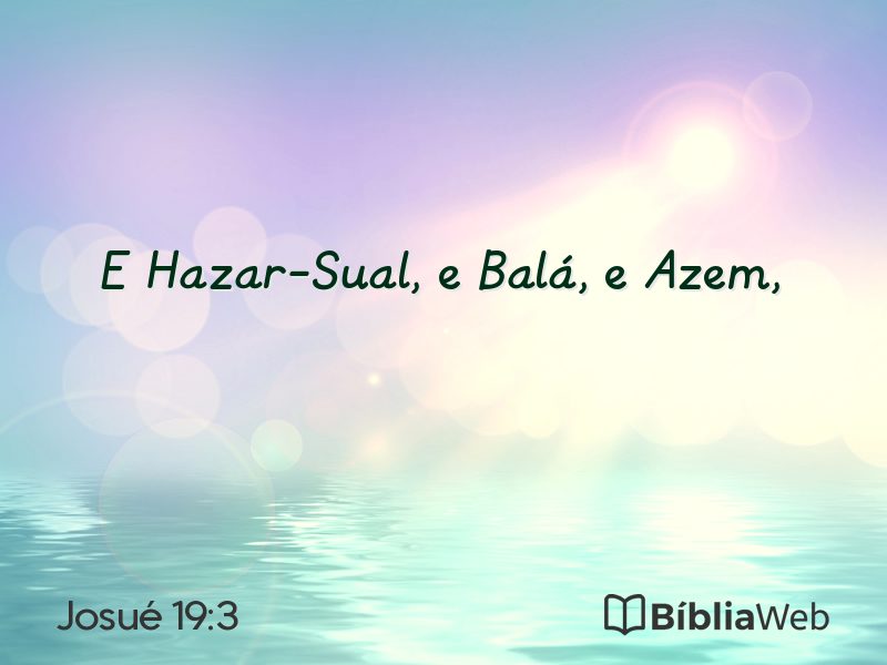 Josué 19:3 em imagem para compartilhar