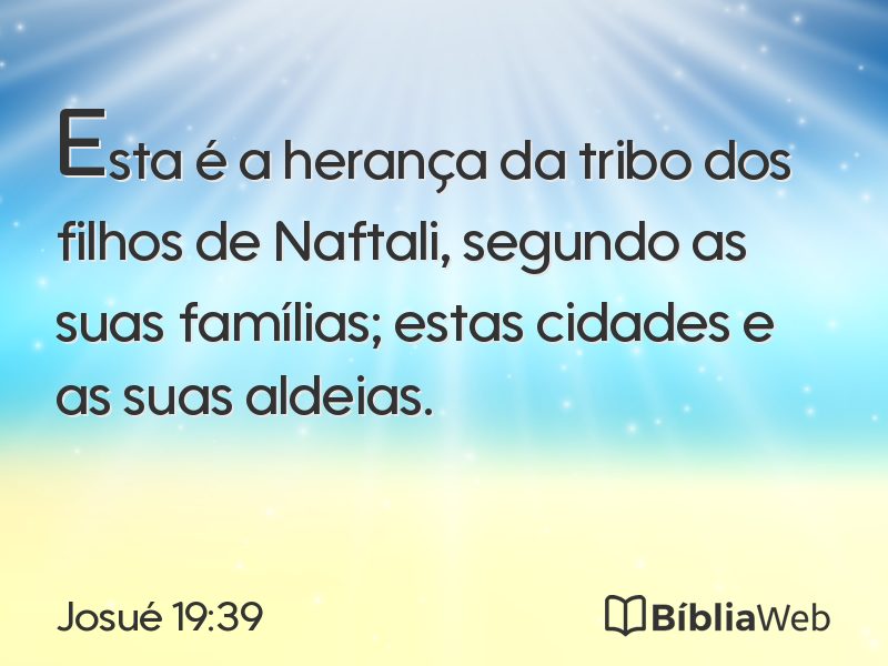 Josué 19:39 em imagem para compartilhar