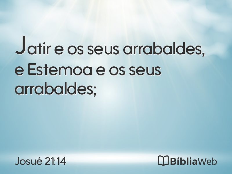Josué 21:14 em imagem para compartilhar