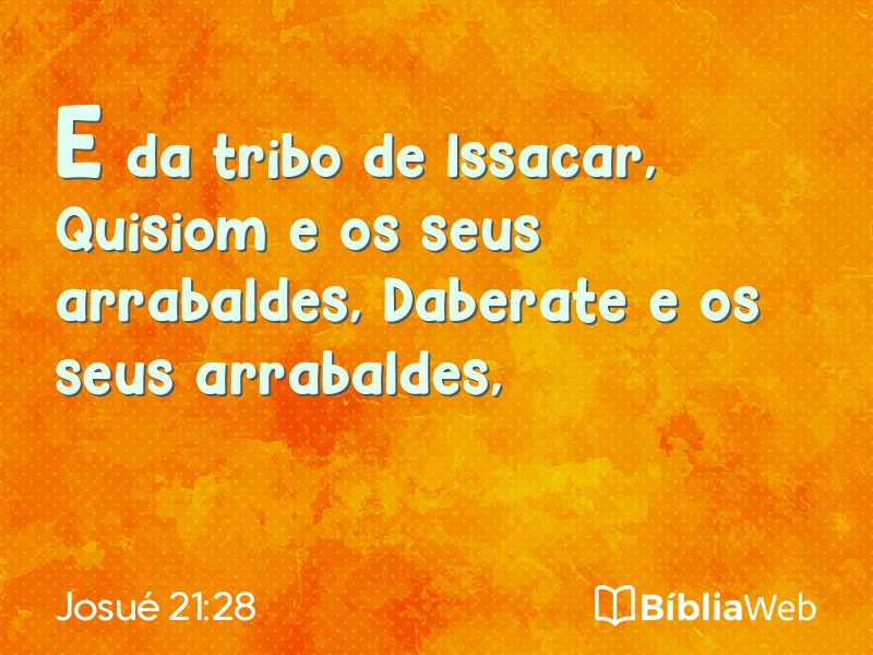 Josué 21:28 em imagem para compartilhar