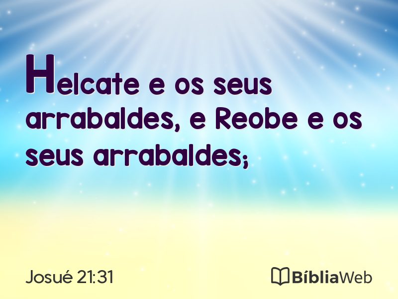 Josué 21:31 em imagem para compartilhar