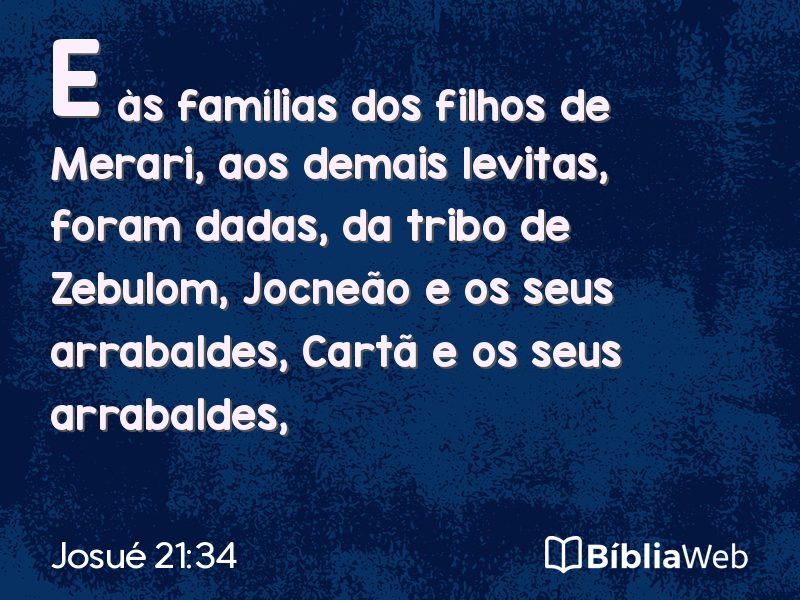 Josué 21:34 em imagem para compartilhar