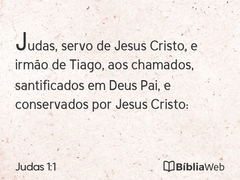 Judas 1:1 em imagem para compartilhar