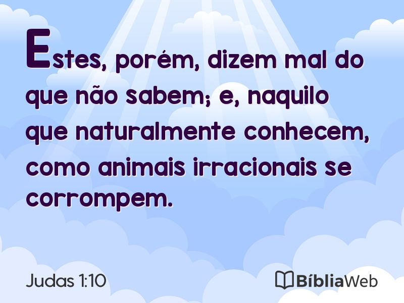 Judas 1:10 em imagem para compartilhar