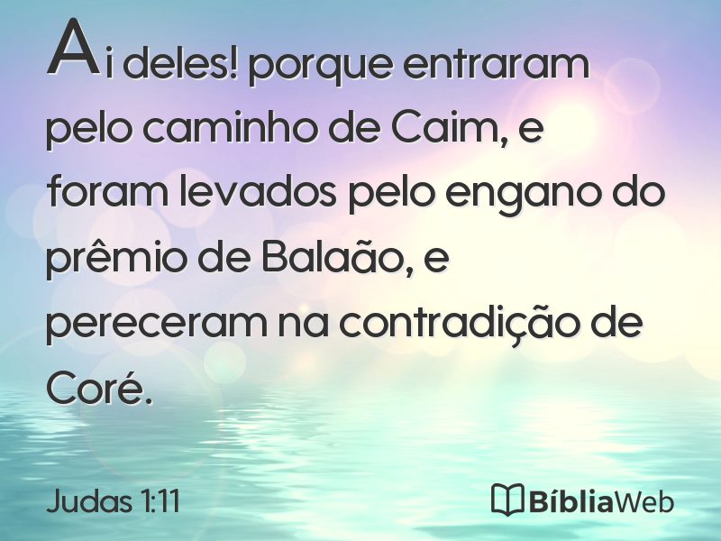 Judas 1:11 em imagem para compartilhar