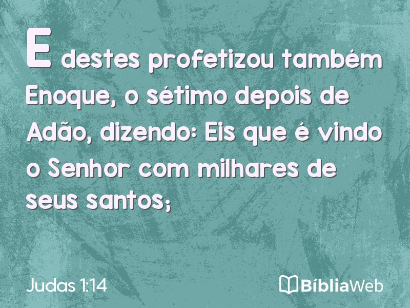 Judas 1:14 em imagem para compartilhar