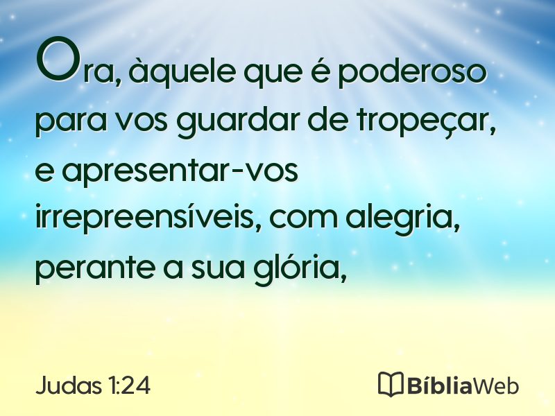 Judas 1:24 em imagem para compartilhar