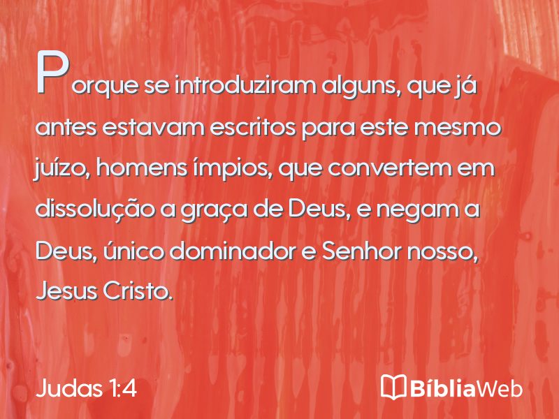 Judas 1:4 em imagem para compartilhar