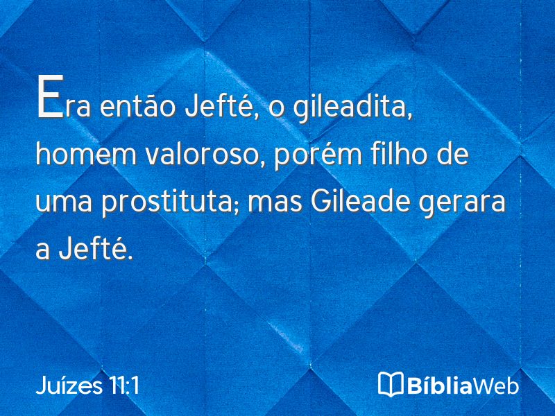 Juízes 11:1 em imagem para compartilhar