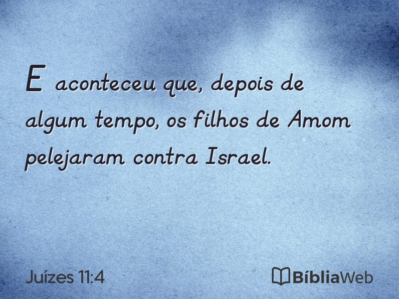 Juízes 11:4 em imagem para compartilhar