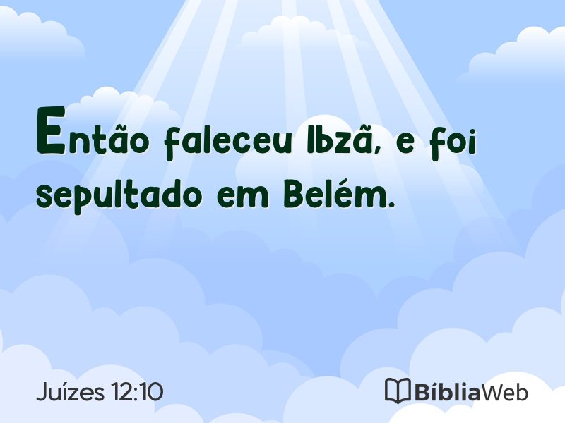 Juízes 12:10 em imagem para compartilhar