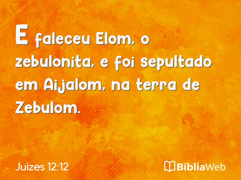 Juízes 12:12 em imagem para compartilhar