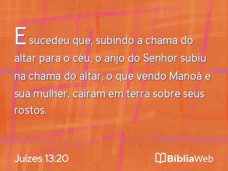 Juízes 13:20 em imagem para compartilhar
