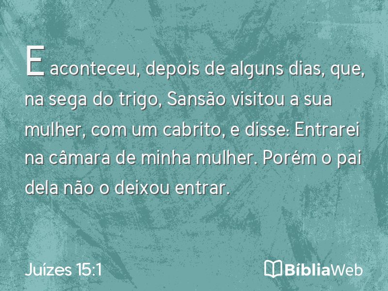 Juízes 15:1 em imagem para compartilhar