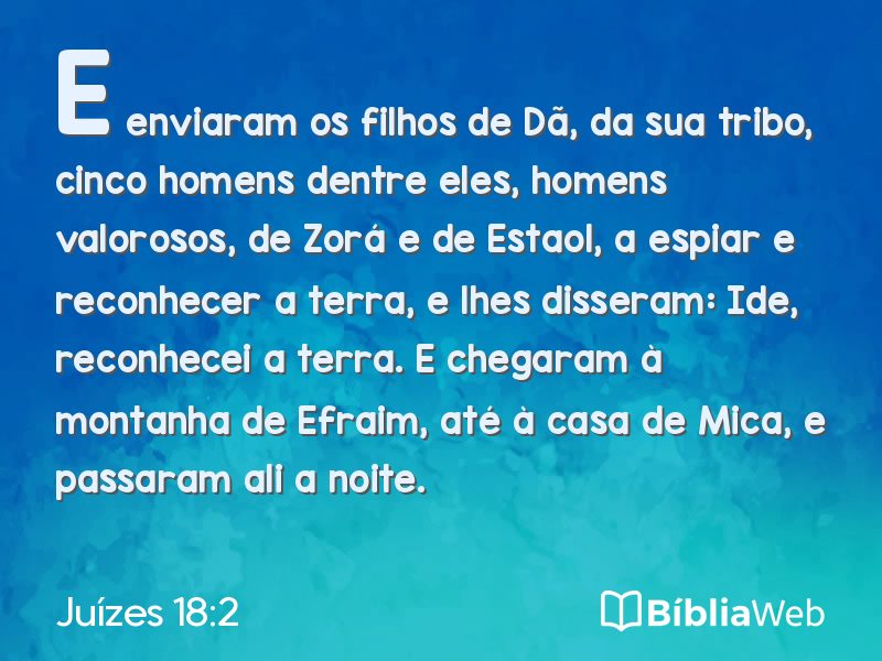 Juízes 18:2 em imagem para compartilhar