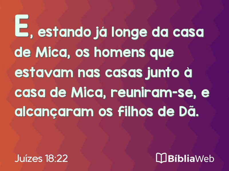 Juízes 18:22 em imagem para compartilhar