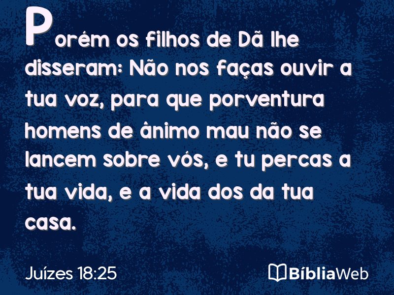 Juízes 18:25 em imagem para compartilhar
