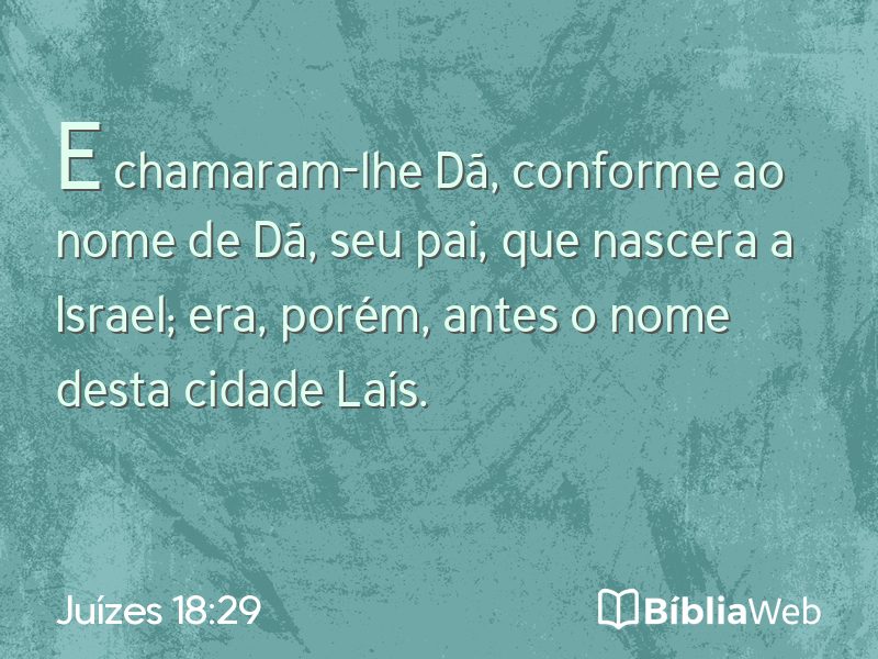 Juízes 18:29 em imagem para compartilhar