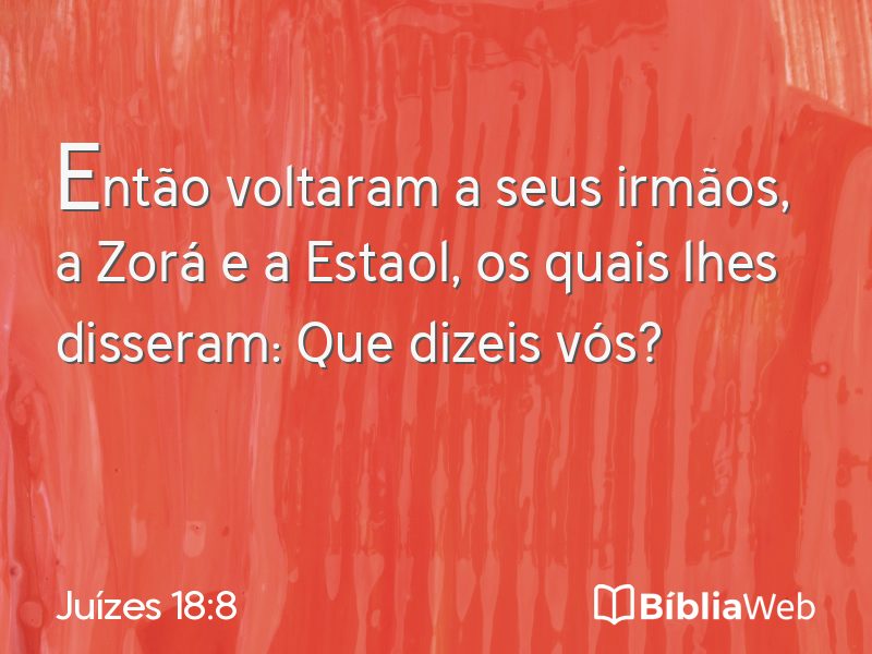 Juízes 18:8 em imagem para compartilhar