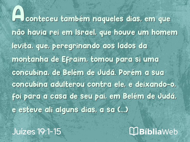 Juízes 19:1-15 em imagem para compartilhar