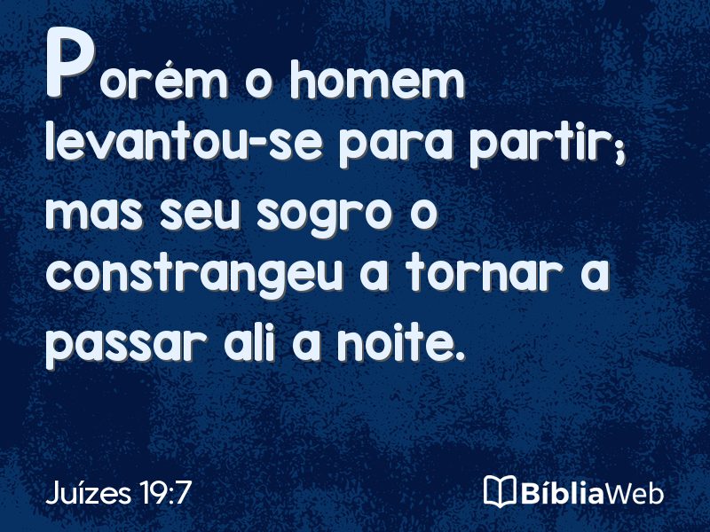 Juízes 19:7 em imagem para compartilhar