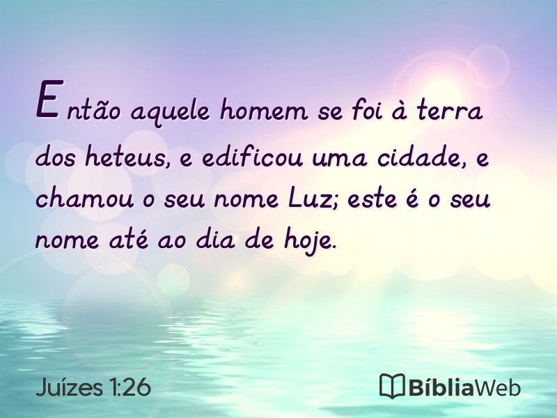 Juízes 1:26 em imagem para compartilhar