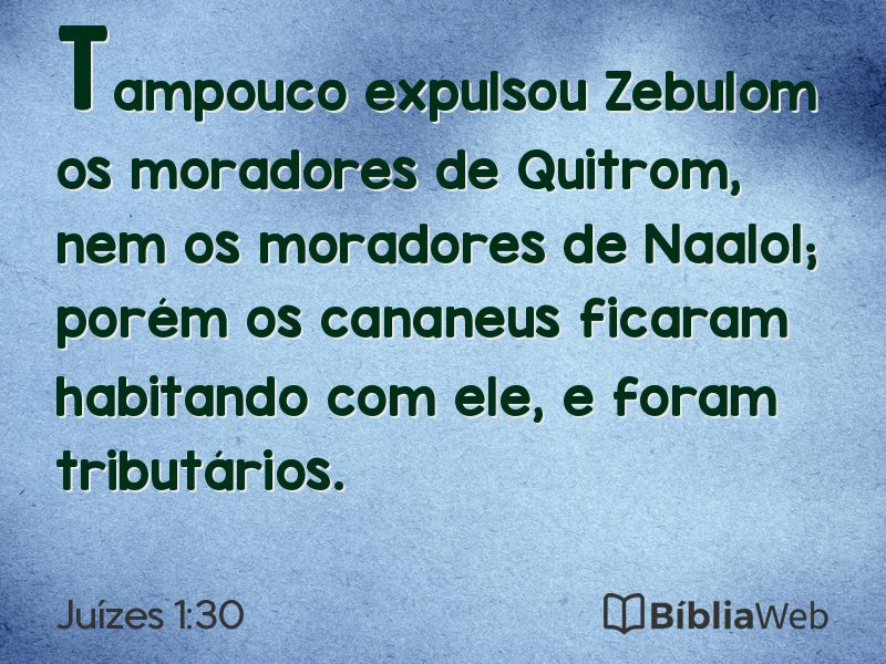 Juízes 1:30 em imagem para compartilhar