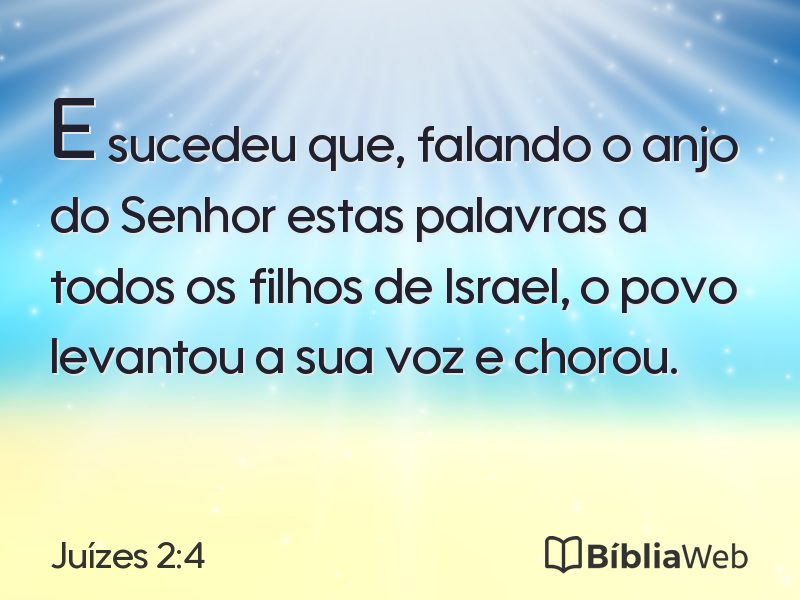 Juízes 2:4 em imagem para compartilhar