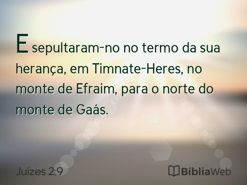 Juízes 2:9 em imagem para compartilhar