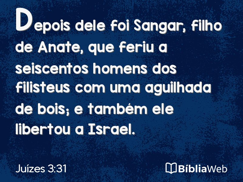 Juízes 3:31 em imagem para compartilhar