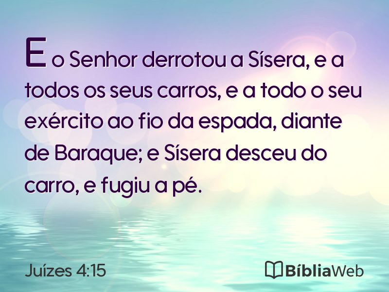 Juízes 4:15 em imagem para compartilhar