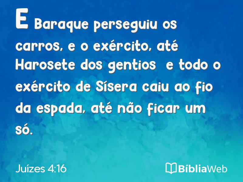 Juízes 4:16 em imagem para compartilhar