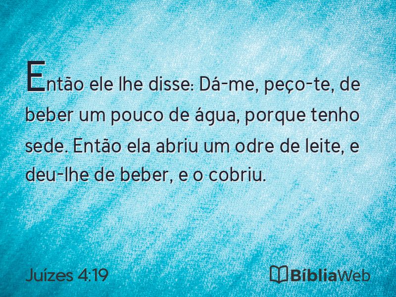 Juízes 4:19 em imagem para compartilhar
