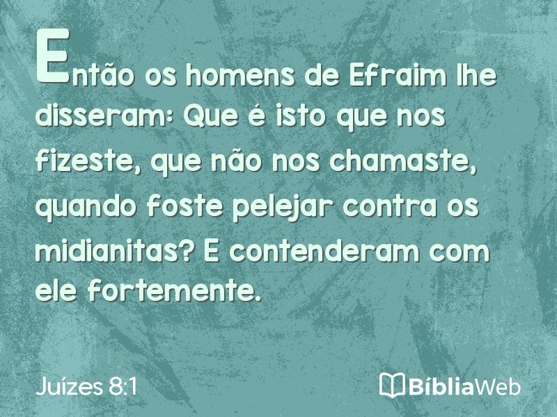 Juízes 8:1 em imagem para compartilhar
