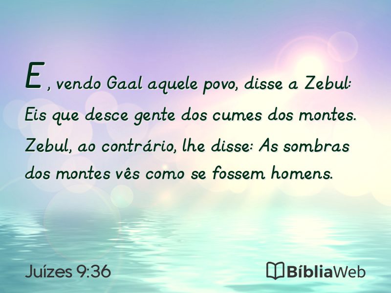 Juízes 9:36 em imagem para compartilhar