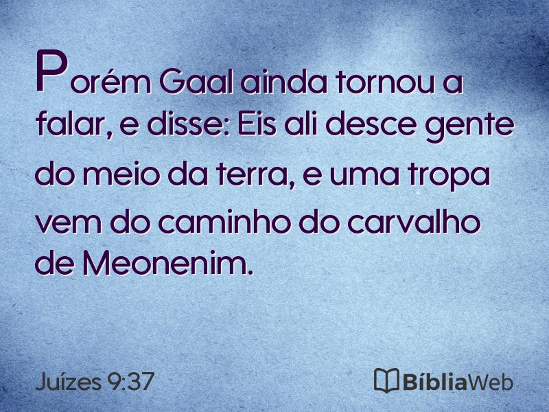 Juízes 9:37 em imagem para compartilhar