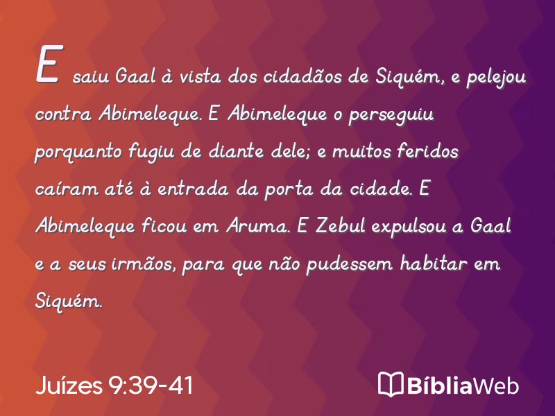 Juízes 9:39-41 em imagem para compartilhar