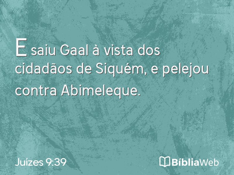 Juízes 9:39 em imagem para compartilhar