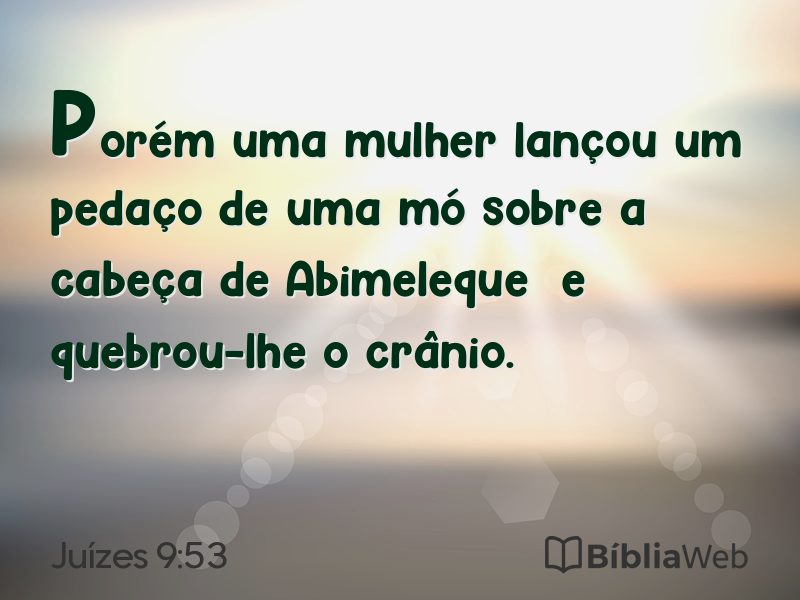 Juízes 9:53 em imagem para compartilhar