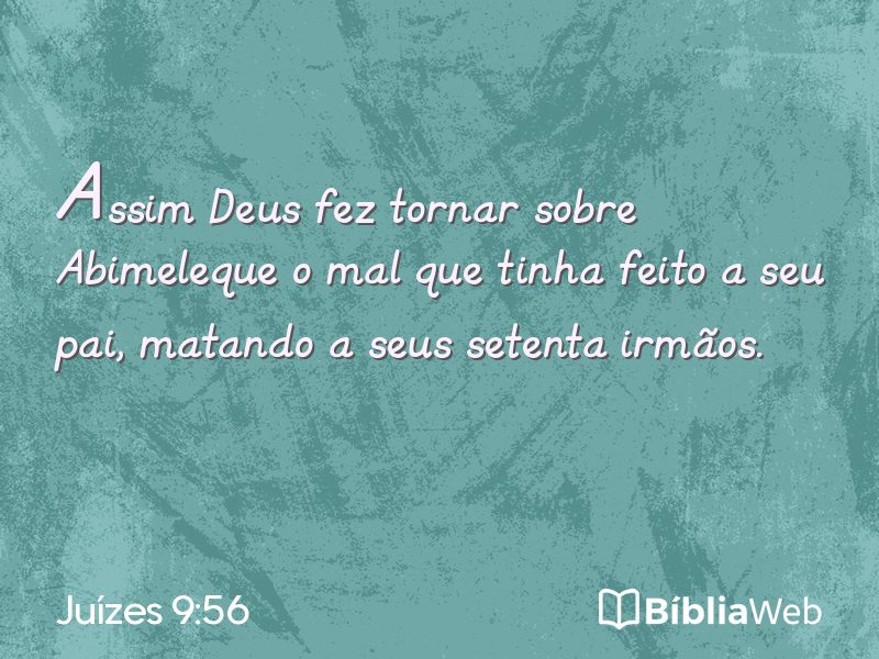 Juízes 9:56 em imagem para compartilhar