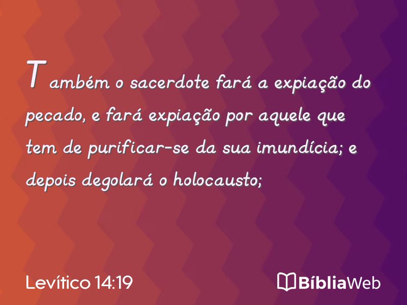 Levítico 14:19 em imagem para compartilhar
