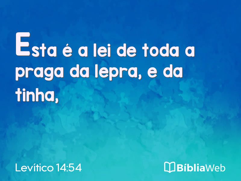 Levítico 14:54 em imagem para compartilhar