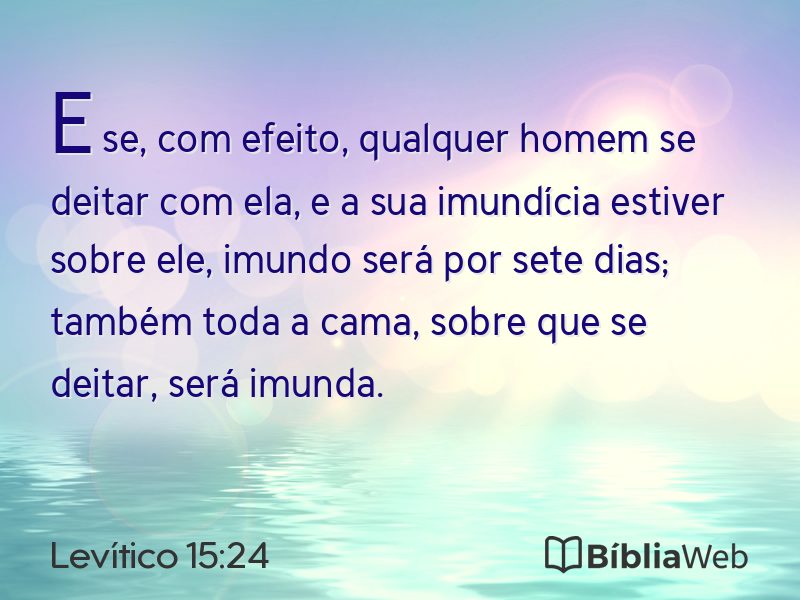 Levítico 15:24 em imagem para compartilhar