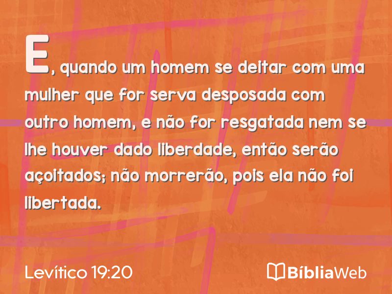 Levítico 19:20 em imagem para compartilhar