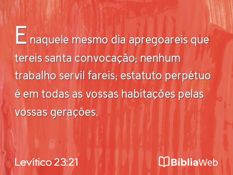 Levítico 23:21 em imagem para compartilhar