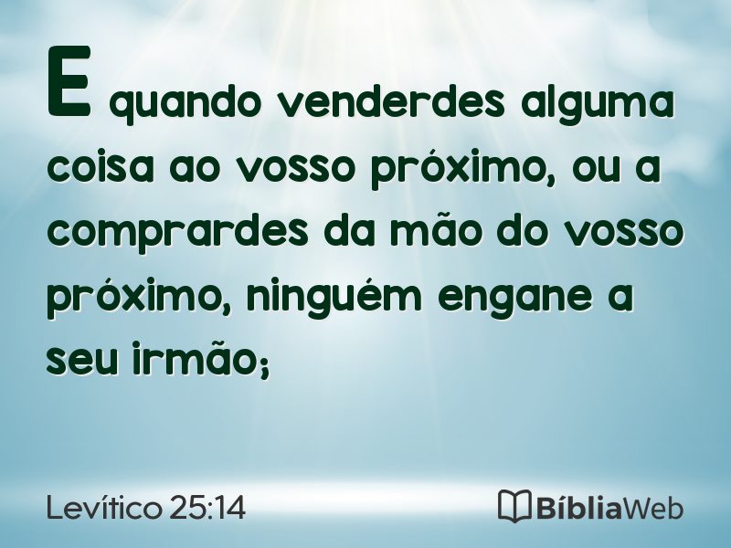 Levítico 25:14 em imagem para compartilhar