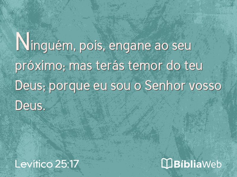 Levítico 25:17 em imagem para compartilhar